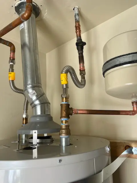 Water heater installation and plumbing repair in Morse