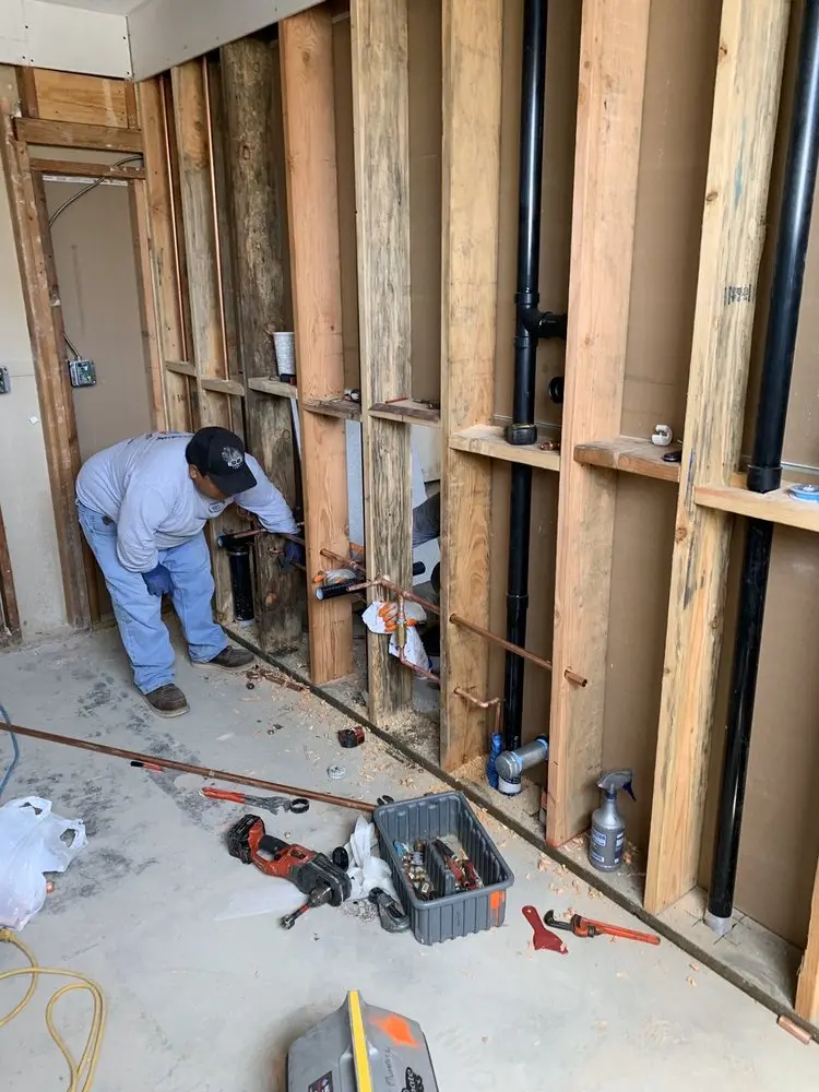 Commercial rough-in plumbing for Gas Line Repair in Morse